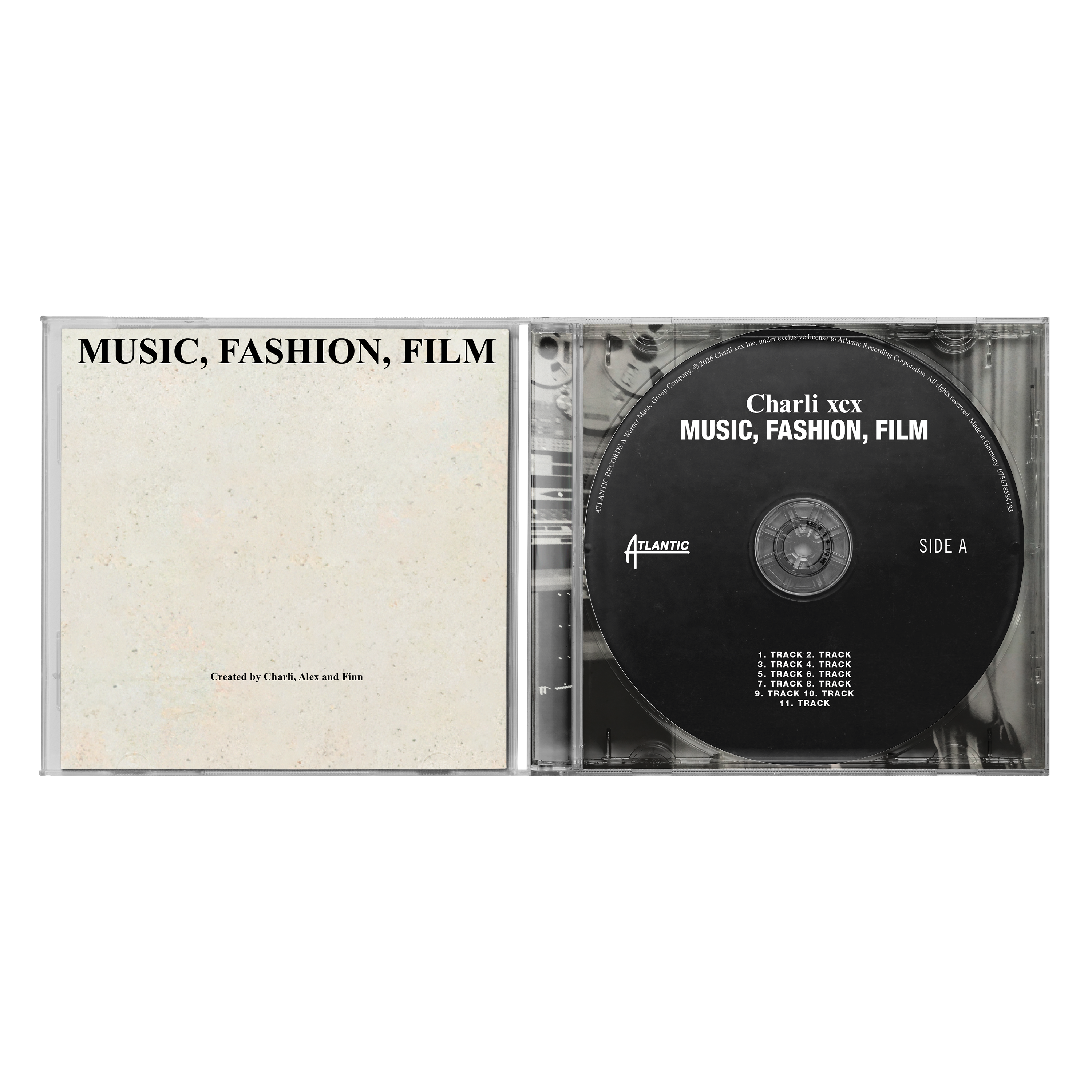 Music, Fashion, Film - CD + Signed Art Card