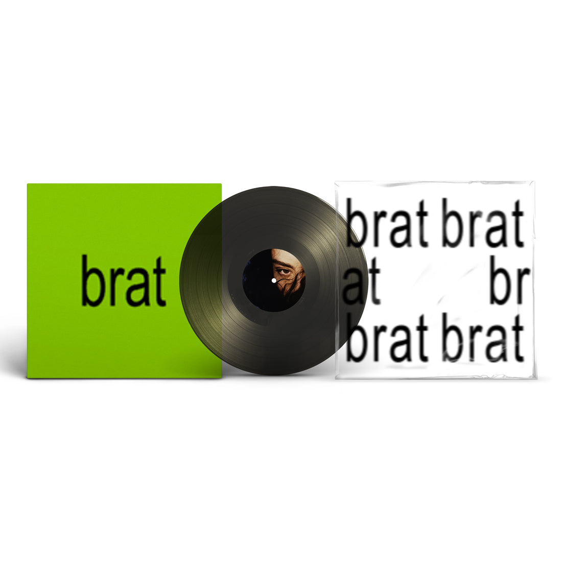 BRAT (limited edition clear sleeve over translucent black vinyl)