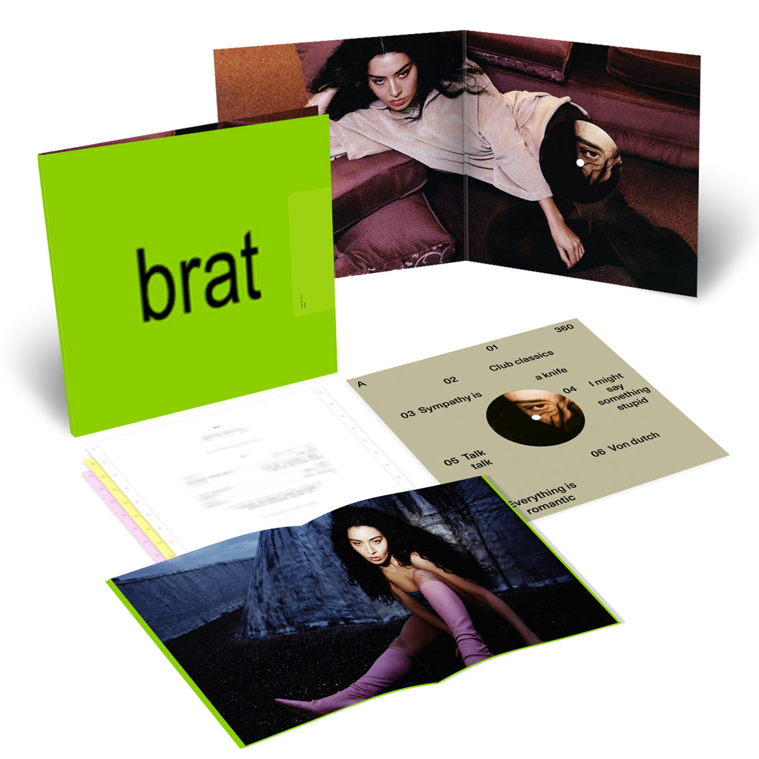 BRAT (translucent highlighter vinyl)